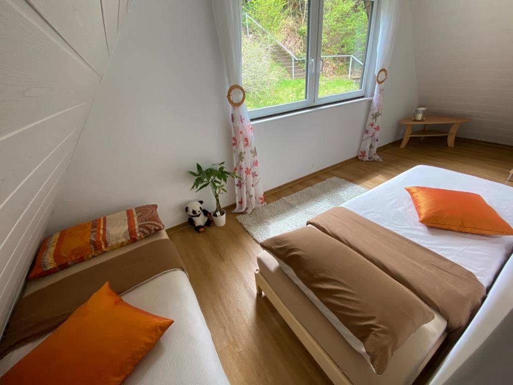 Haus Adler - Komplettes Ferienhaus Am Badesee Эрцгрубе Экстерьер фото